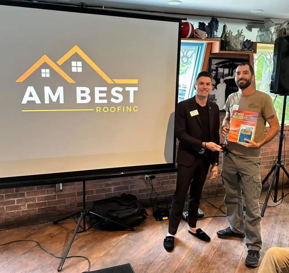 Slide of AM Best Roofing