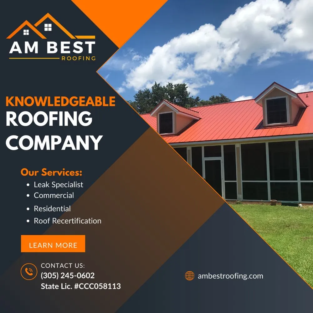 Slide of AM Best Roofing