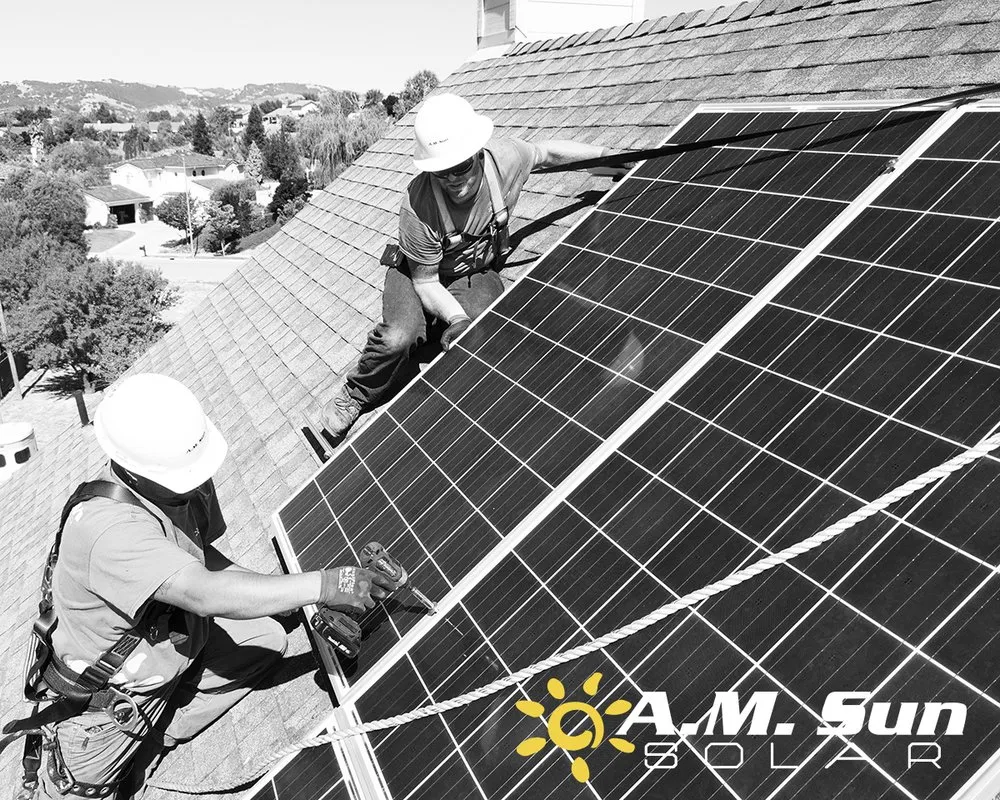 Slide of AM Sun Solar & Roofing