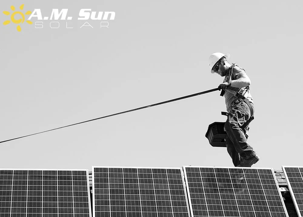 Slide of AM Sun Solar & Roofing