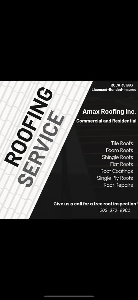 Slide of Amax Roofing