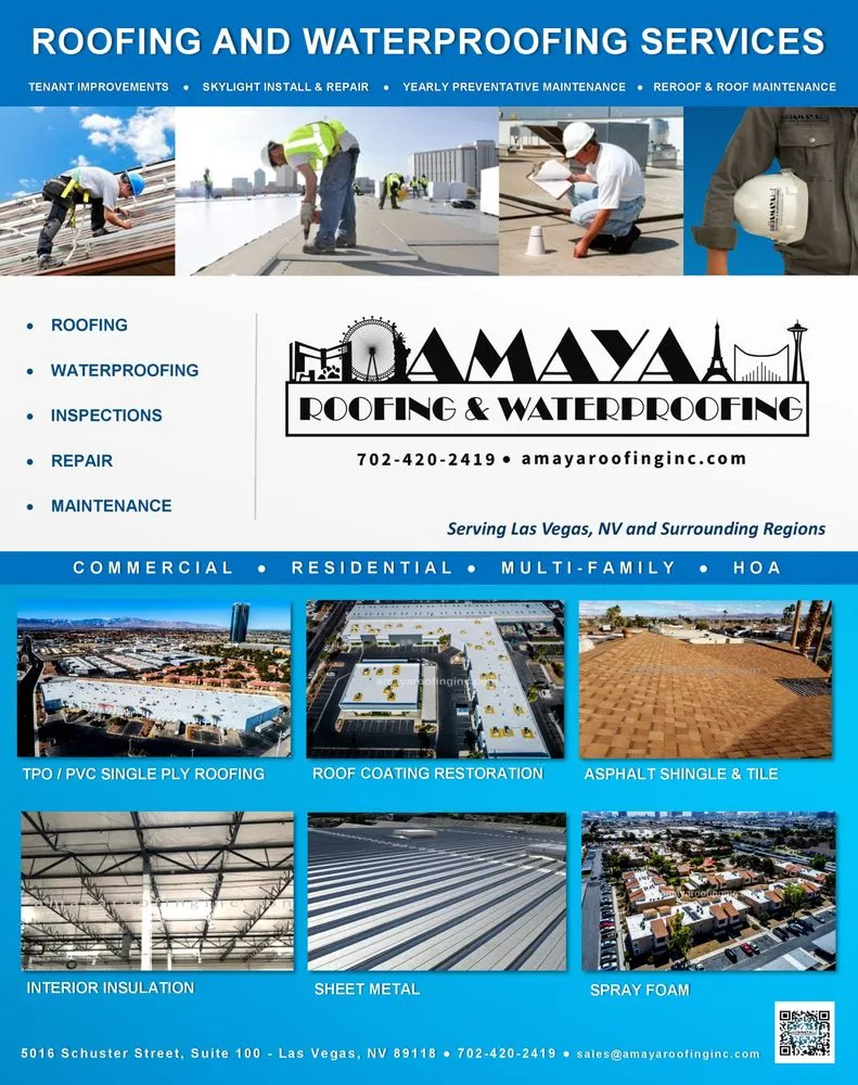 Slide of Amaya Roofing & Waterproofing