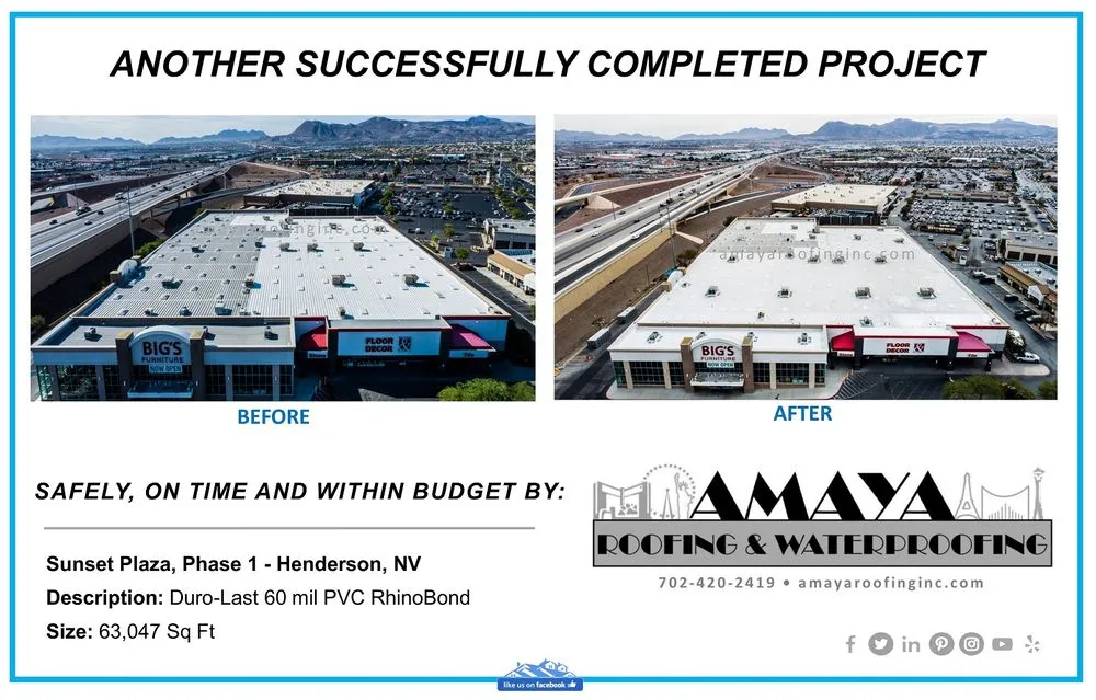 Slide of Amaya Roofing & Waterproofing