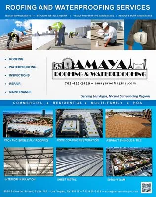 Amaya Roofing & Waterproofing Logo