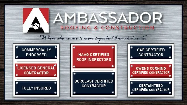 Slide of Ambassador Roofing & Construction