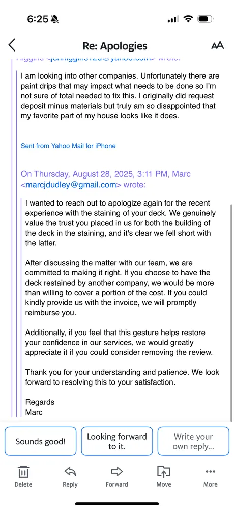 Slide of Amber Valley Construction