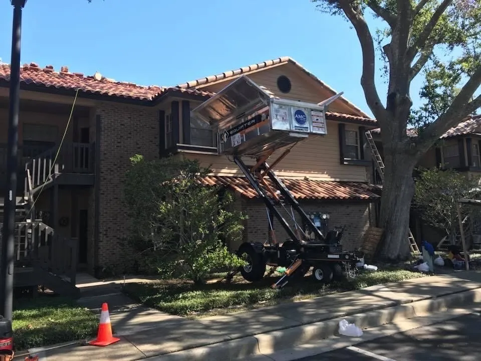 Slide of AMC Roofing