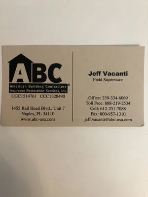 American Building Contractors Insurance Restoration Services Logo