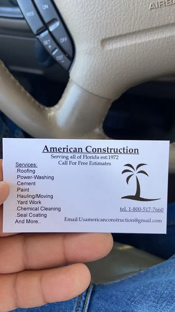 Slide of American Construction