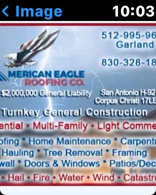 Slide of American Eagle Roofing