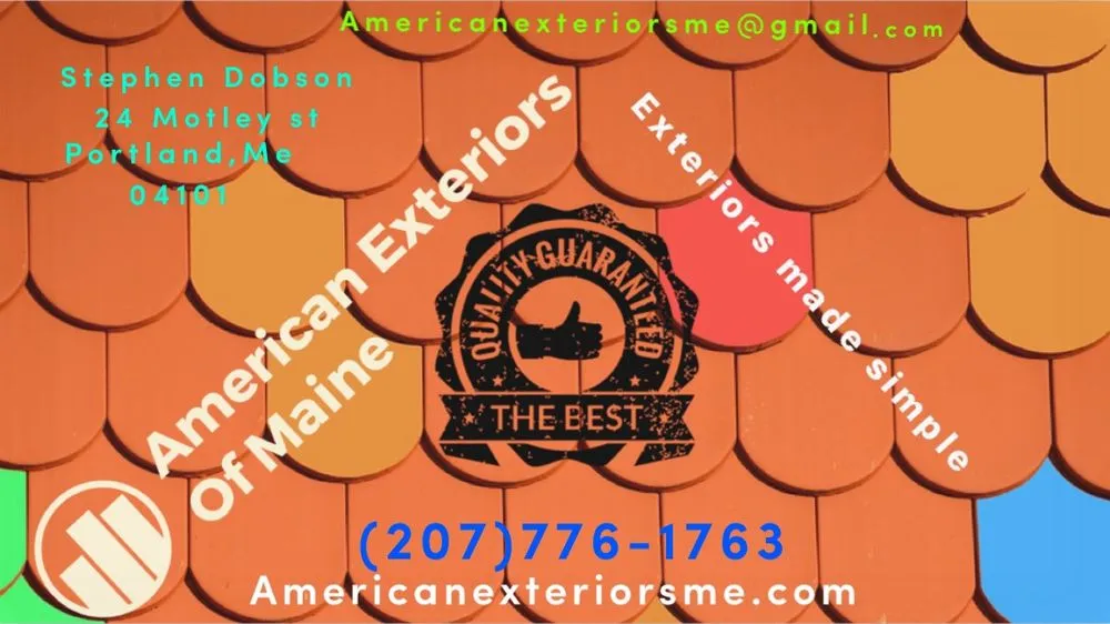 Slide of American Exteriors of Maine