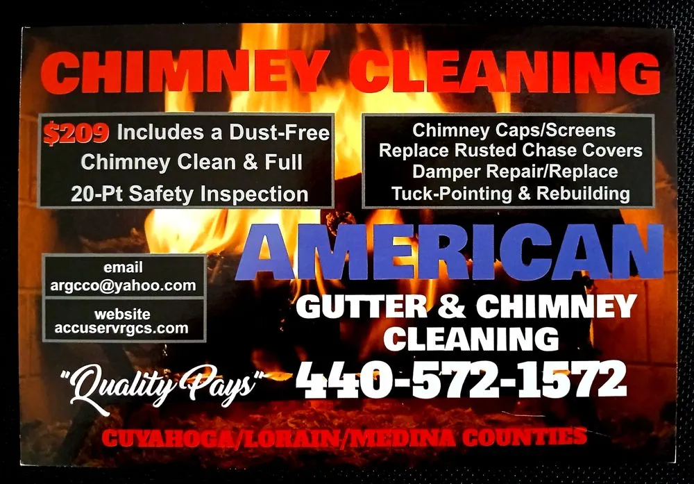 Slide of American Gutter & Chimney Cleaning