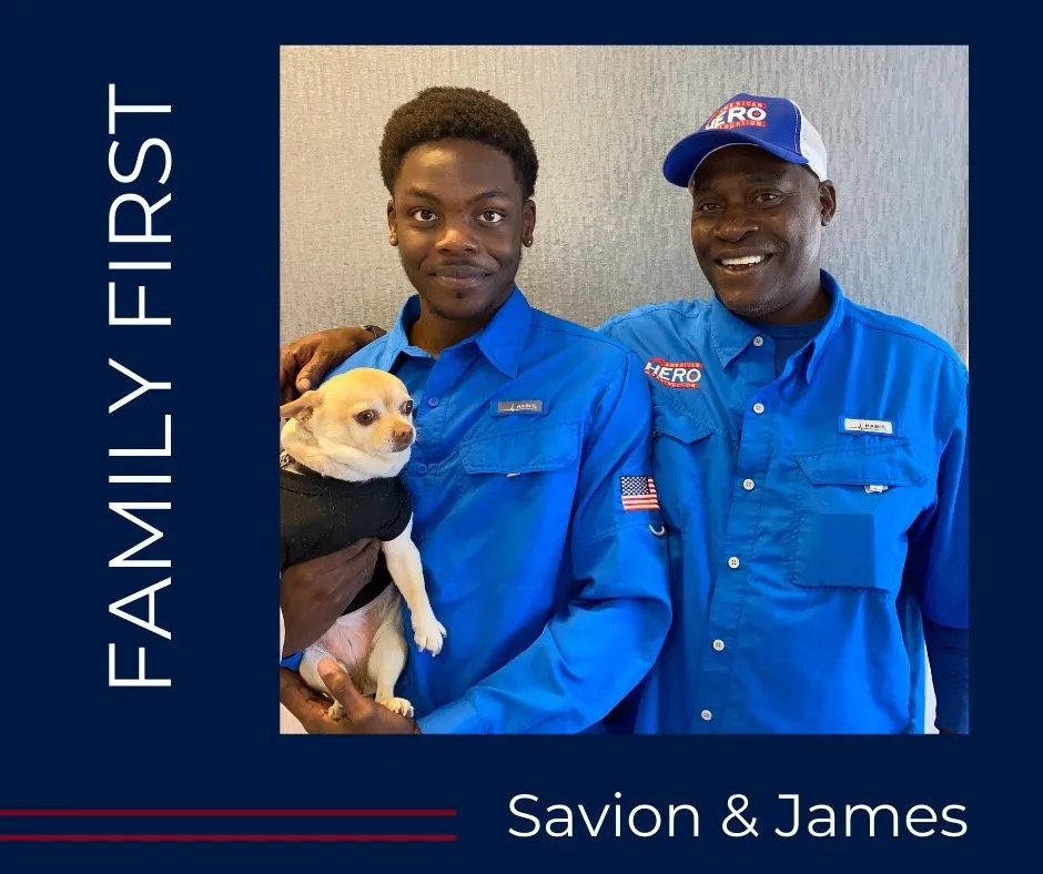 Slide of American Hero Construction Southwest