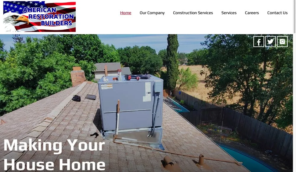 Slide of American Restoration Builders