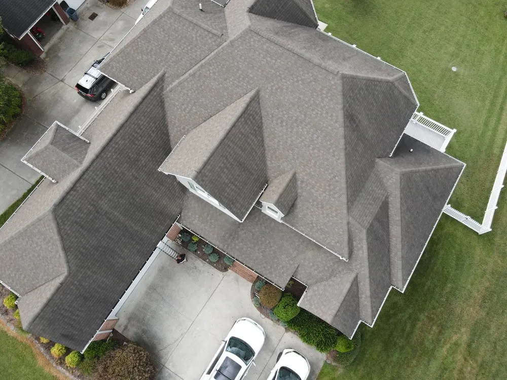 Slide of American roofing company