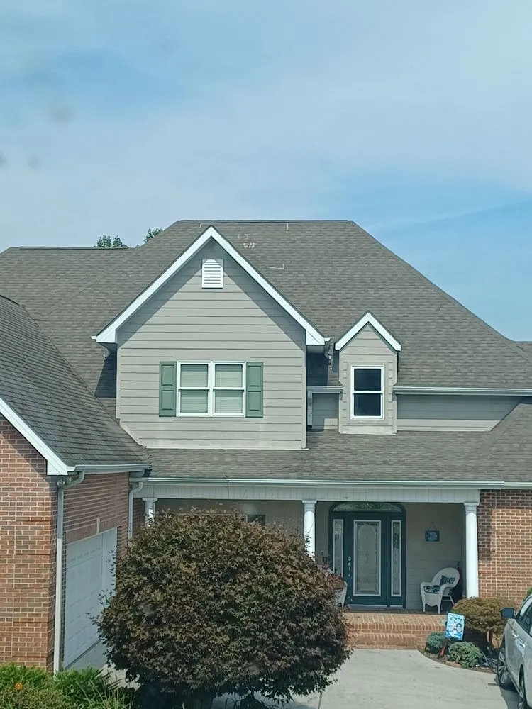 Slide of American roofing company