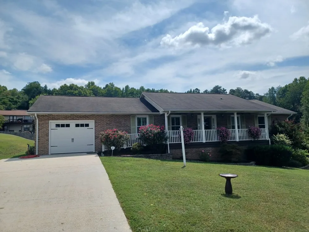 Slide of American roofing company