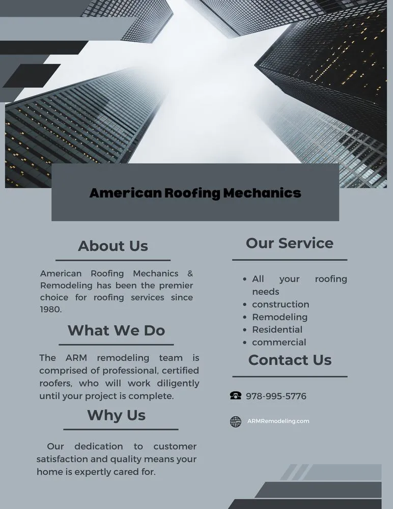 Slide of American Roofing Mechanics & Remodeling