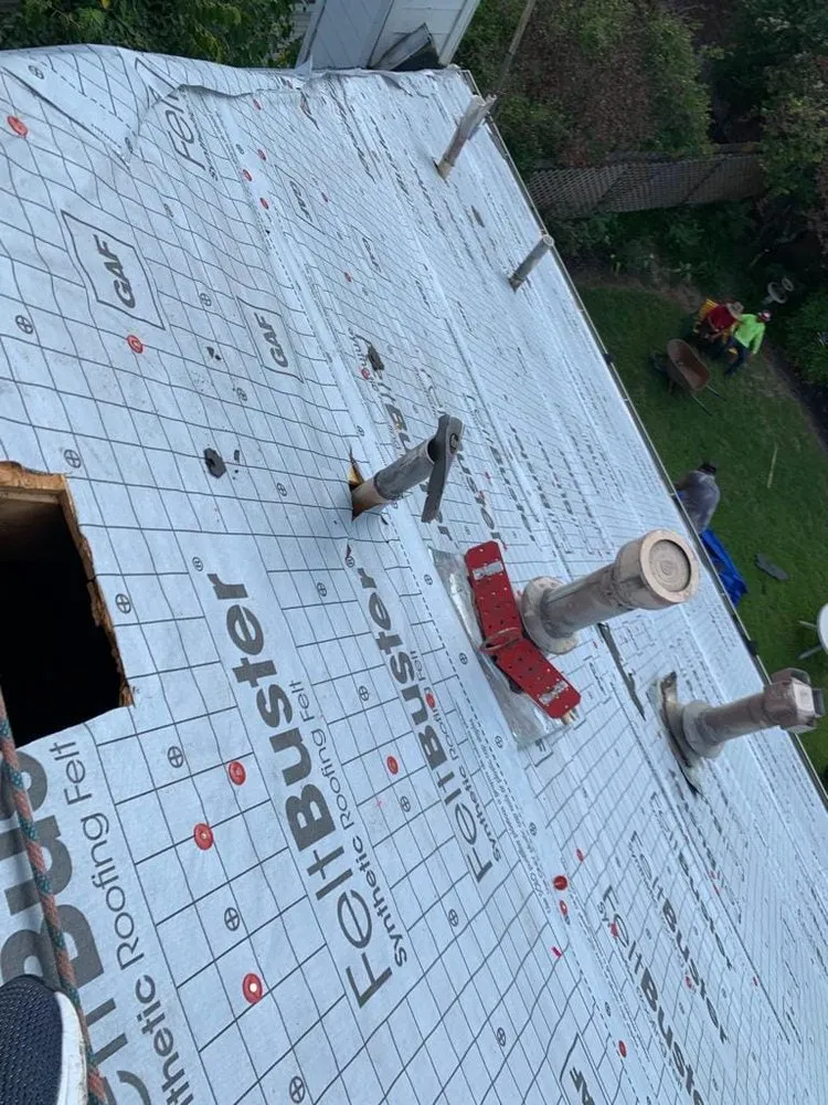 Slide of American Roofing Team