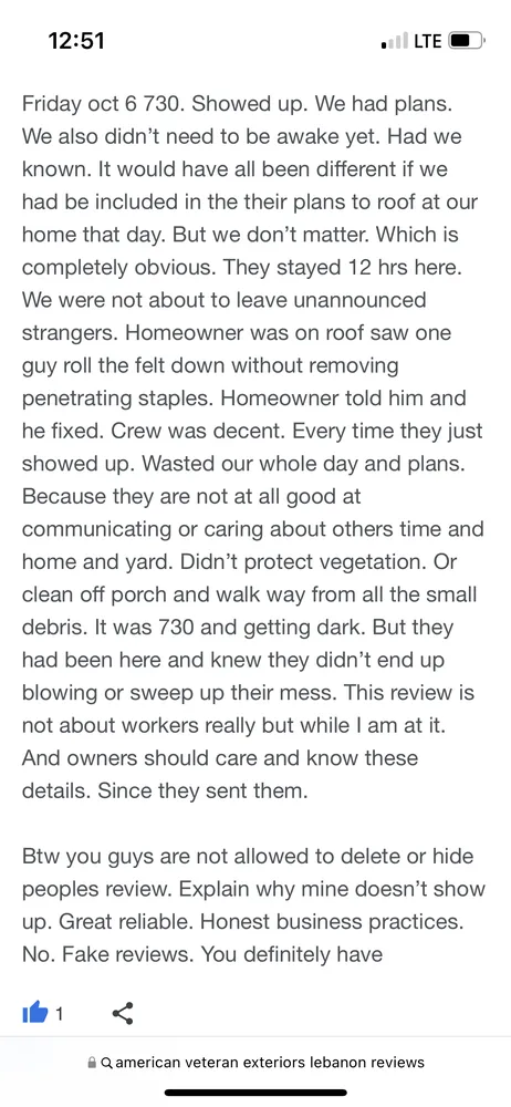 Slide of American Veteran Exteriors