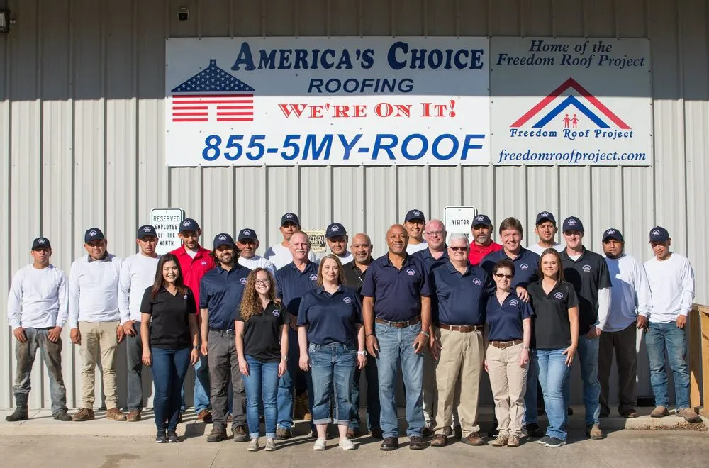 Slide of America's Choice Roofing