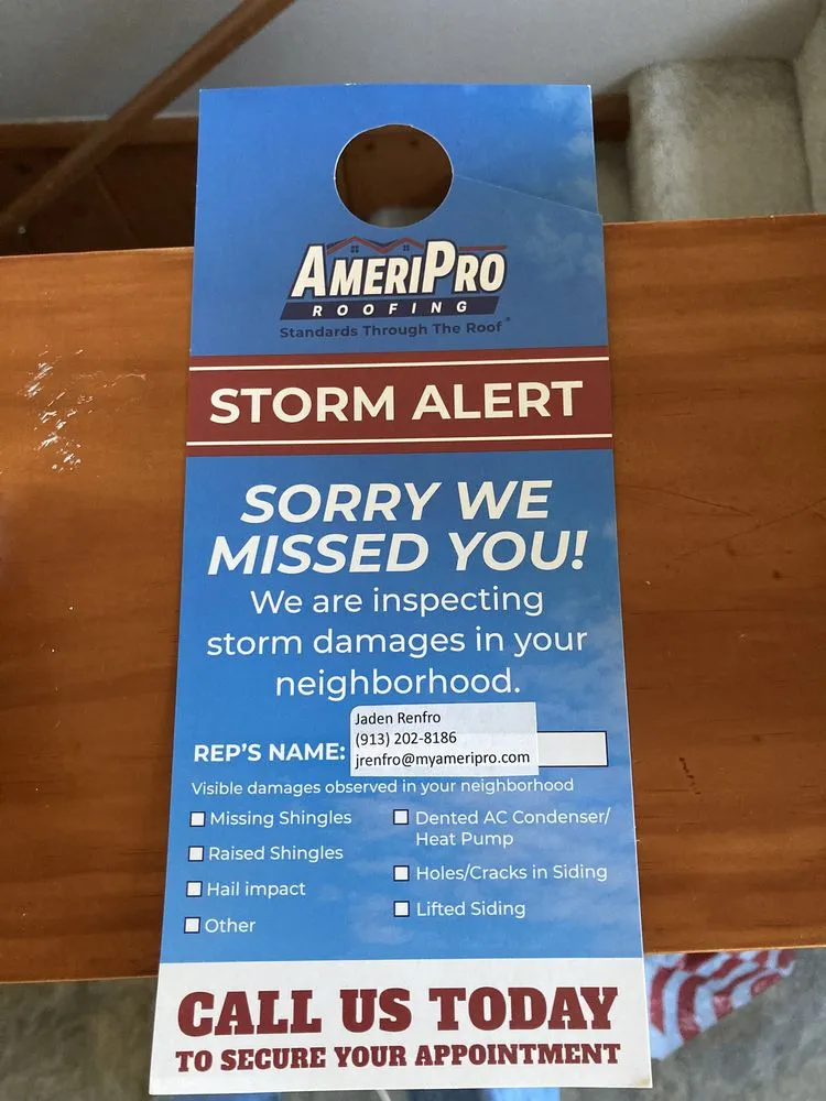 Slide of AmeriPro Roofing