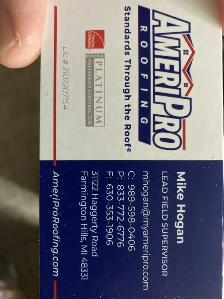 Slide of Ameripro Roofing