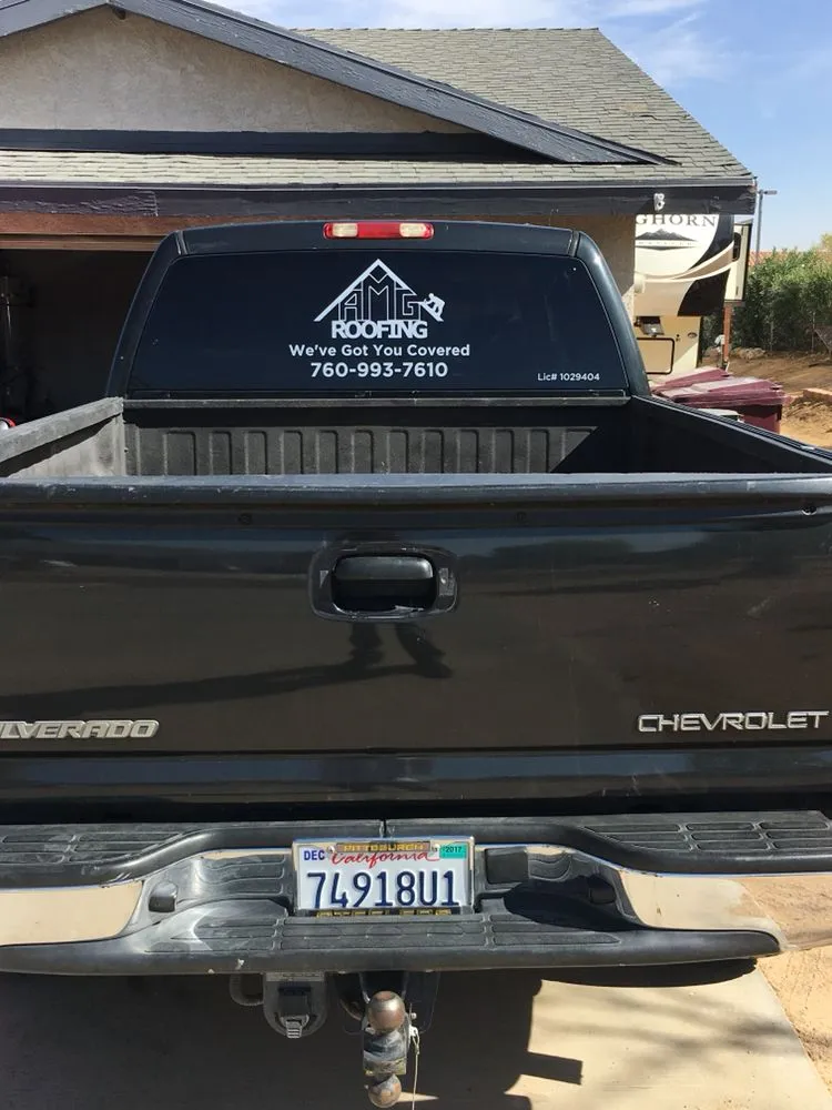 Slide of AMG Roofing