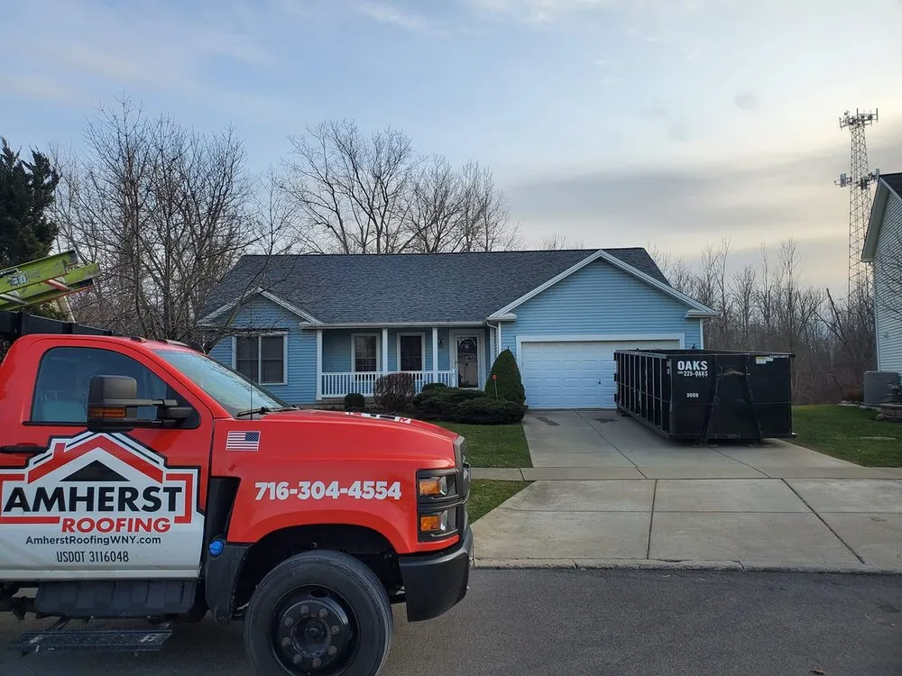 Slide of Amherst Roofing