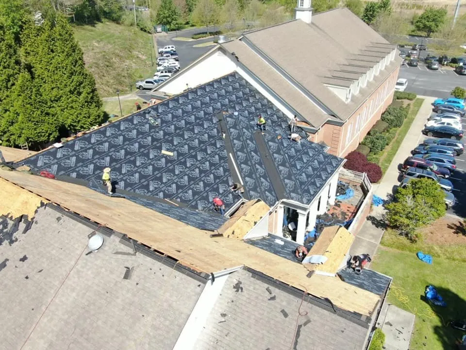 Slide of AMI Roofing