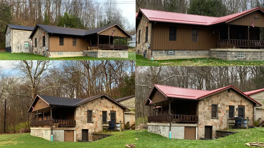 Slide of Amish Metal Roofing