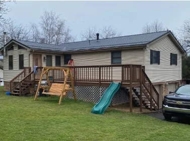 Slide of Amish Metal Roofing
