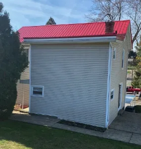 Slide of Amish Metal Roofing
