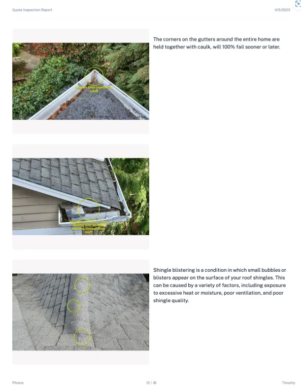 Slide of Amor Roofing