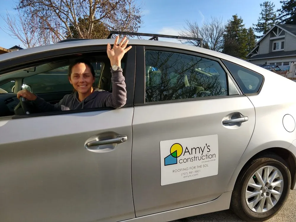 Slide of Amy's Roofing and Solar