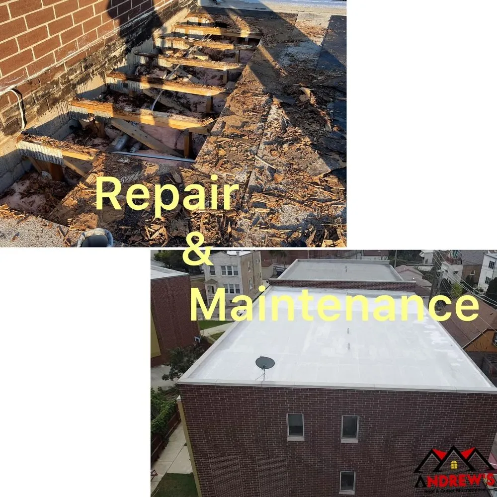 Slide of Andrew's Roof & Gutter Maintenance