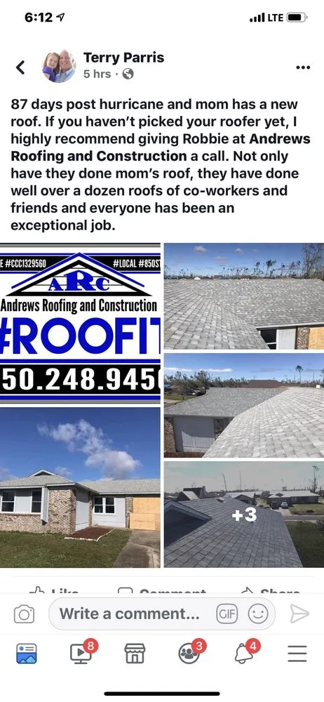 Slide of Andrews Roofing And Construction