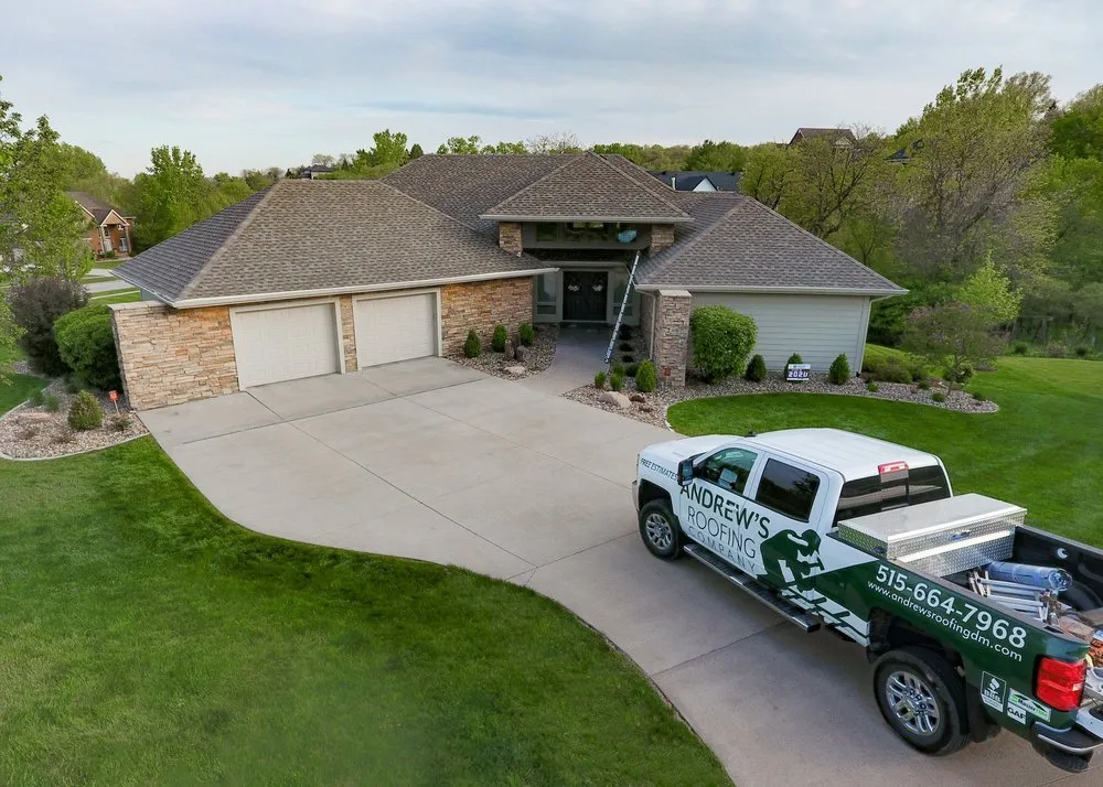 Slide of Andrew's Roofing