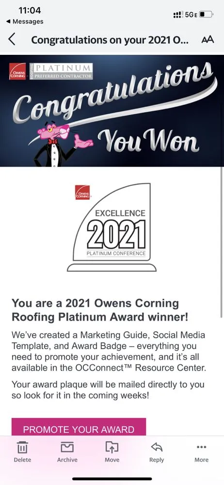 Slide of Andrews Services