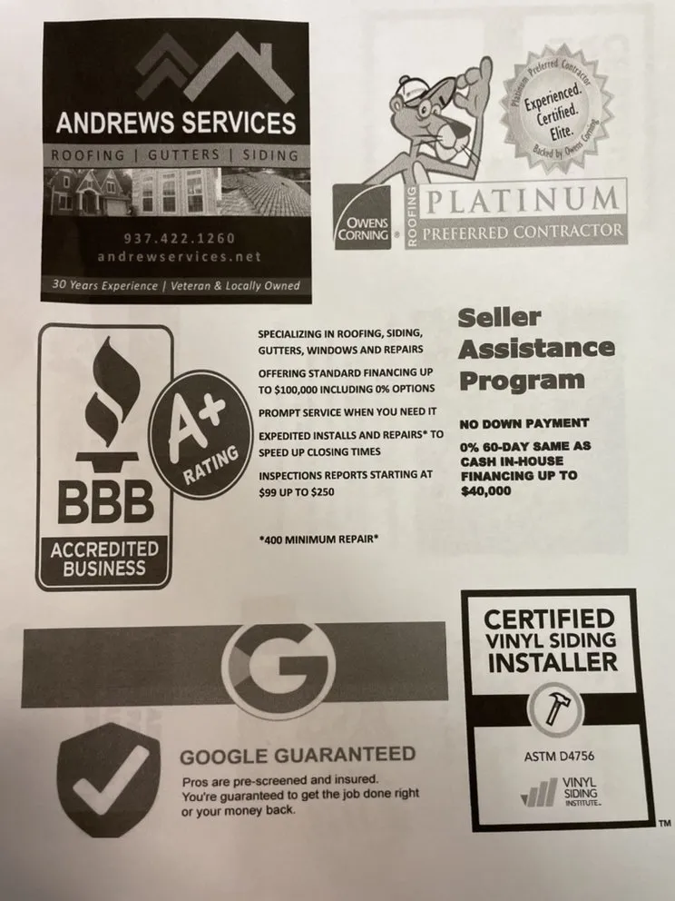 Slide of Andrews Services