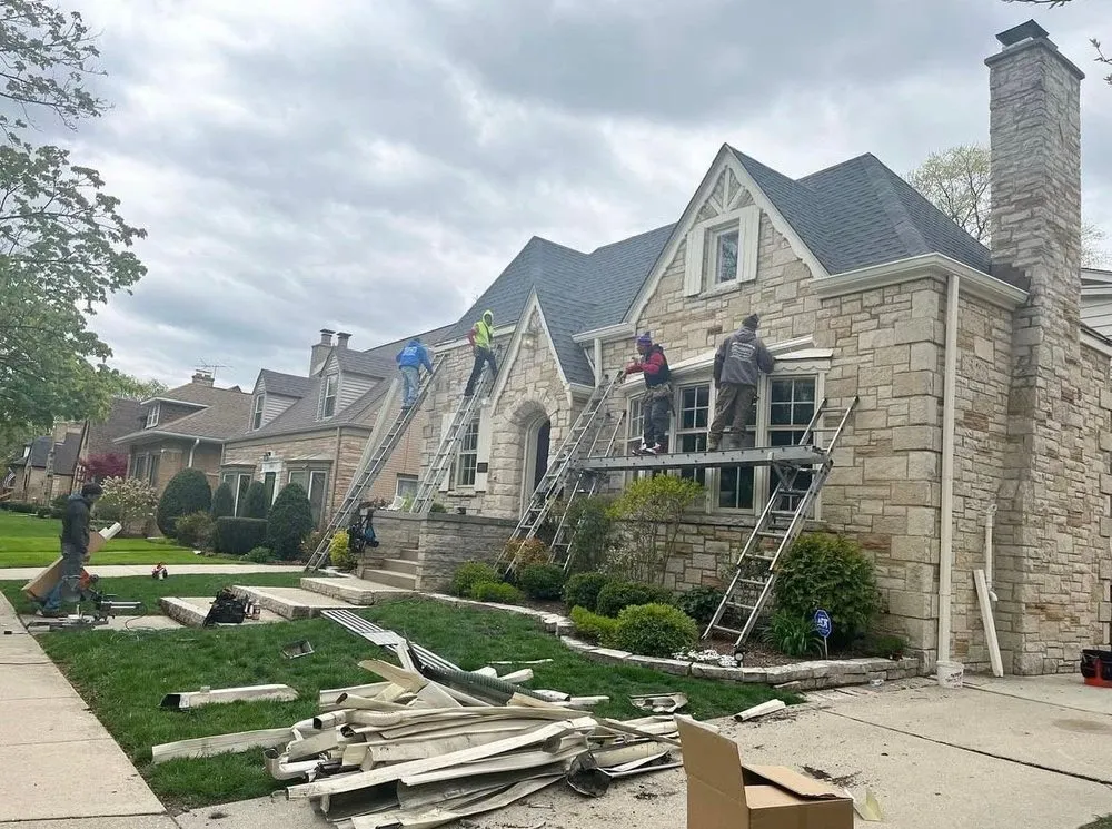 Slide of Andy's Custom Gutters