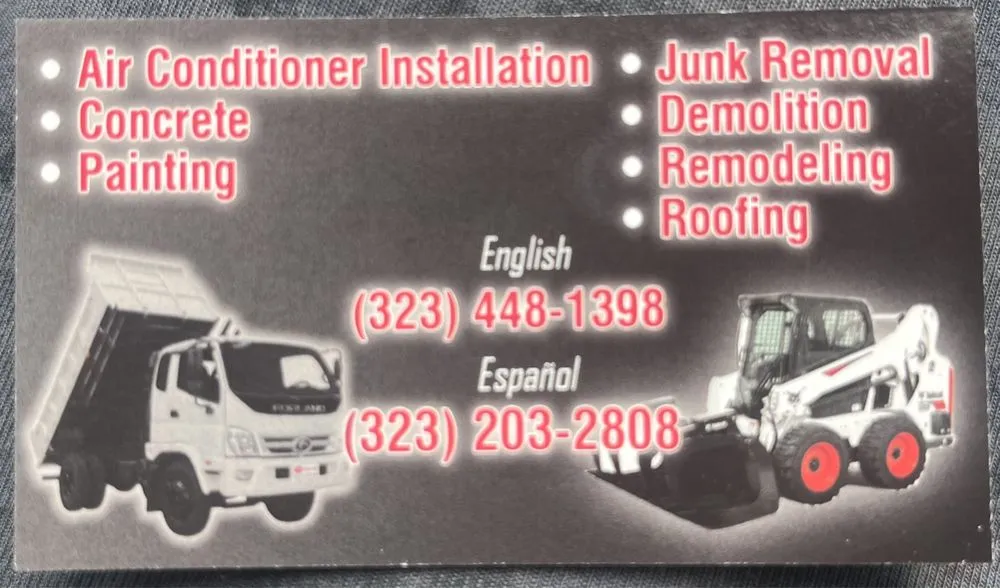 Slide of Andys Hauling Construction