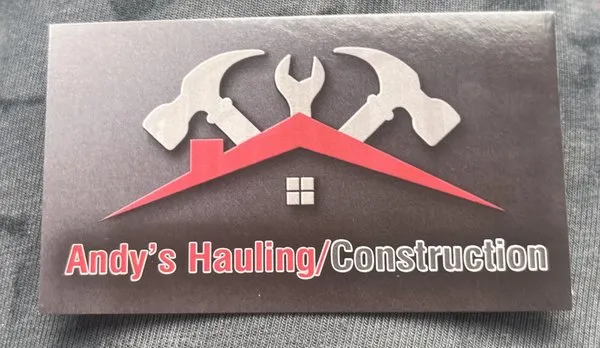 Andys Hauling Construction Logo