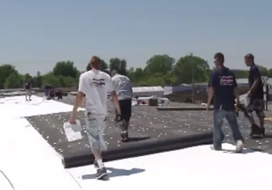 Slide of Andy's Roofing