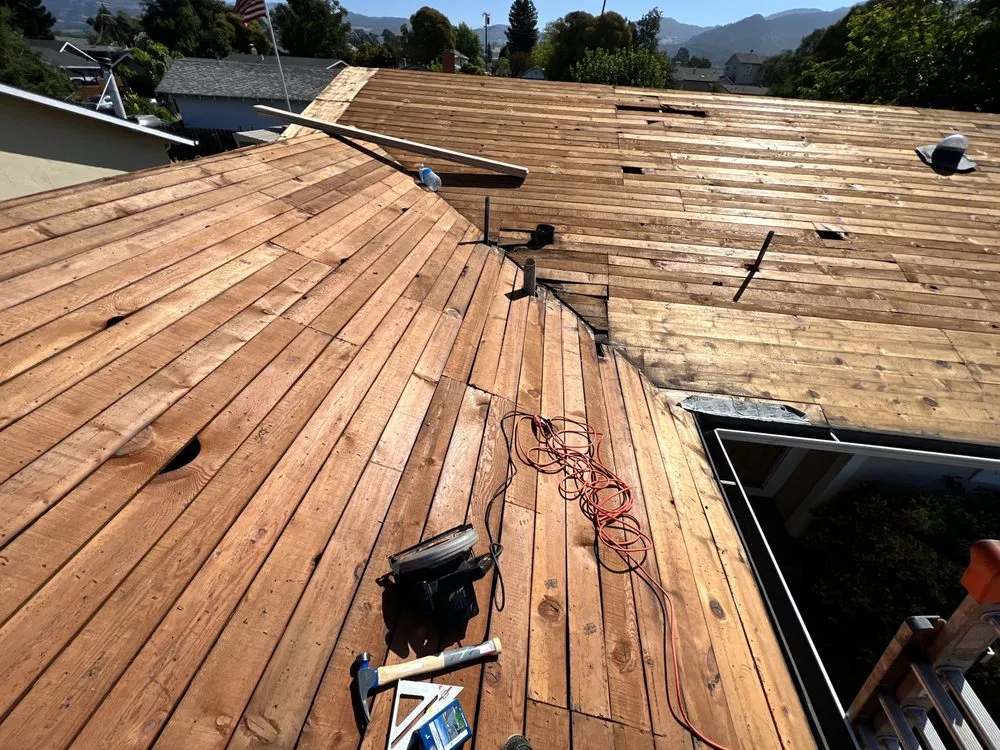 Slide of Angelo's Roofing