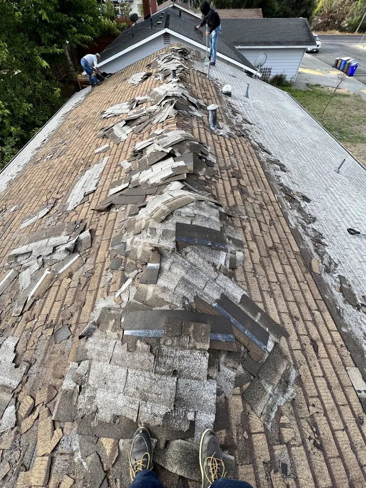 Slide of Angelo's Roofing