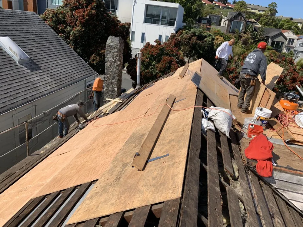 Slide of Angelo's Roofing