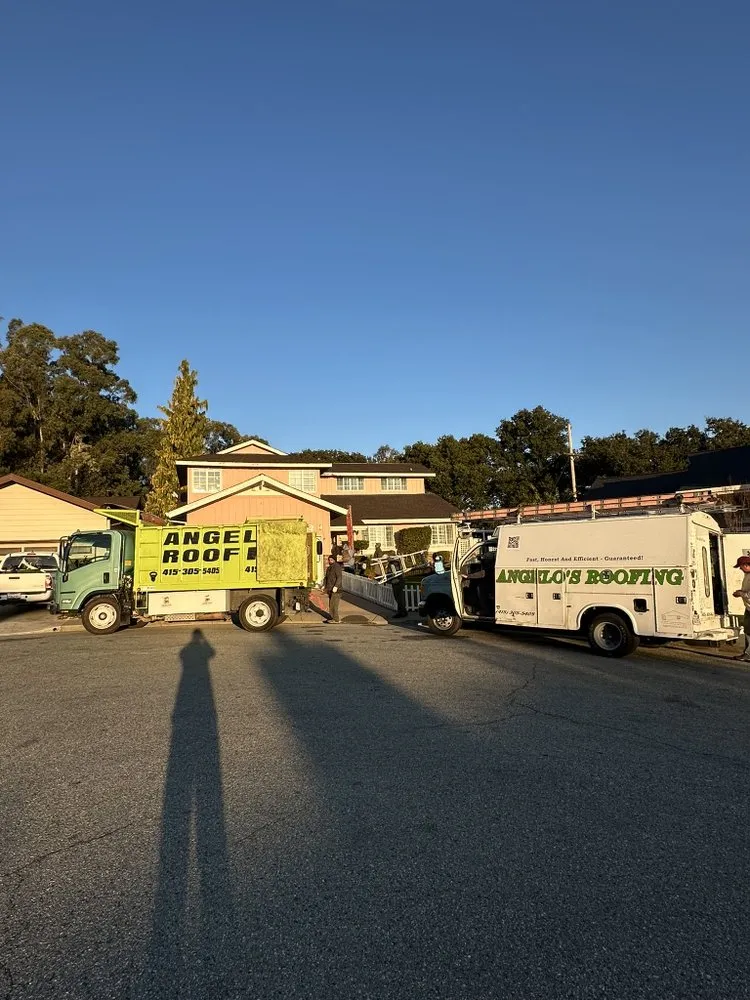 Slide of Angelo's Roofing