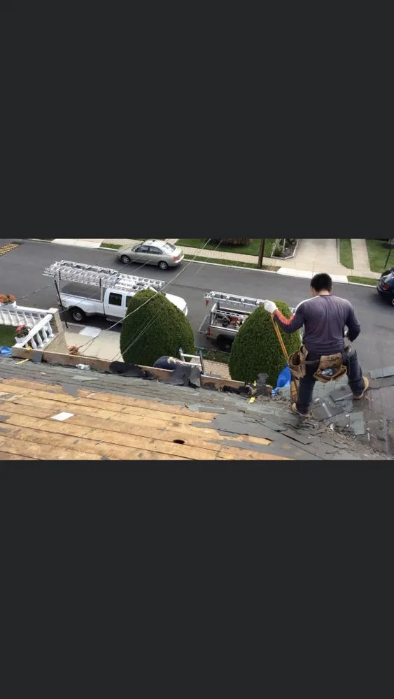 Slide of Angelo's Roofing