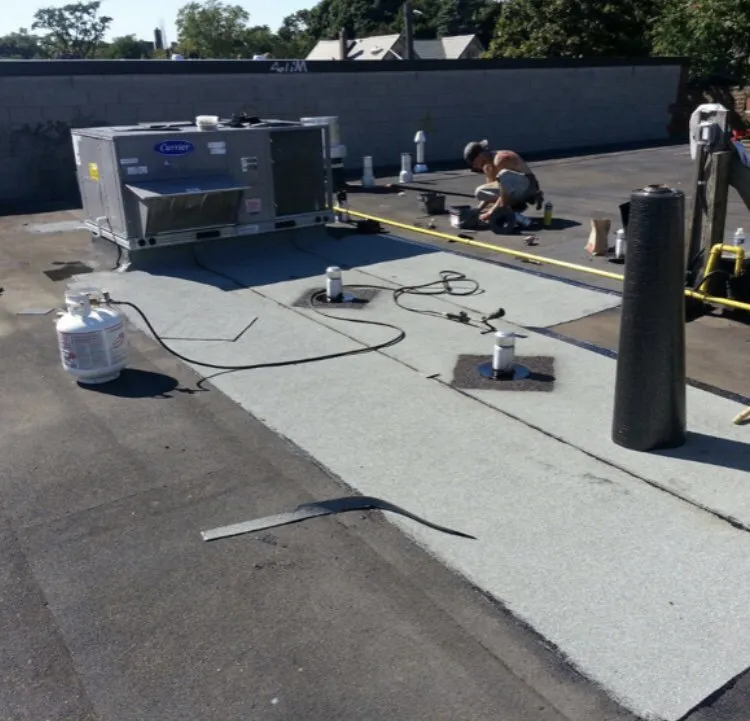 Slide of Angelo's Roofing